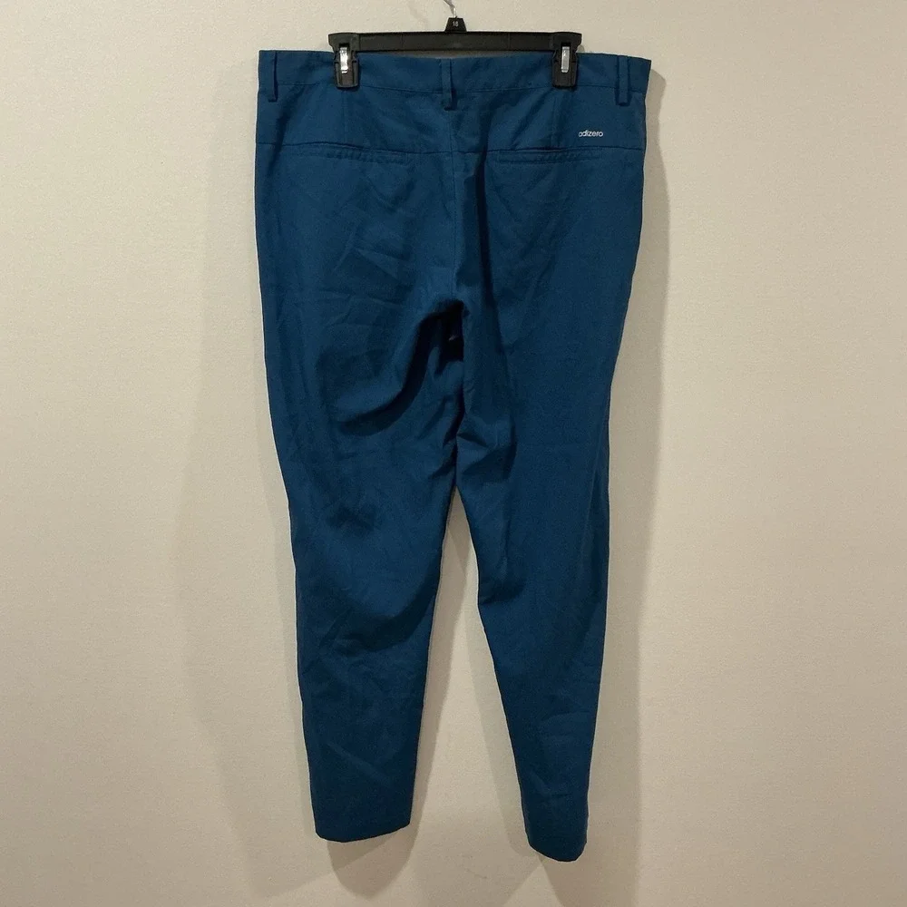 Adidas Adizero Classic Golf Dress Pants 36x30 Blue Casual Pockets‎ Performance